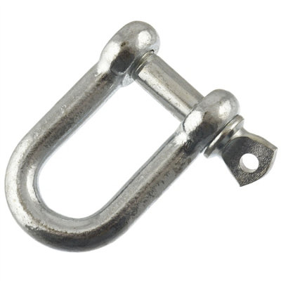 8mm Galvanised Dee Shackle PACK of 12 Chandlery DK02