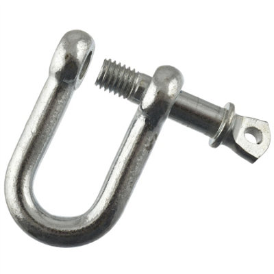 8mm Galvanised Dee Shackle PACK of 12 Chandlery DK02