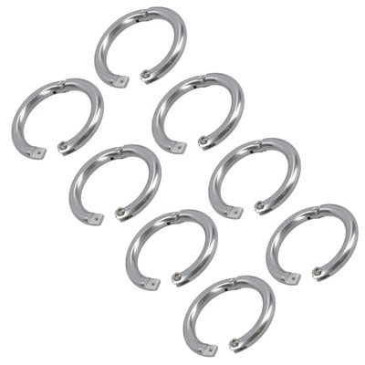 8mm Lockable Split Round Ring 8pk Shackle 316 Stainless Steel Splitring