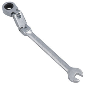 8mm Metric Double Jointed Flexi Ratchet Combination Spanner Wrench 72 Teeth
