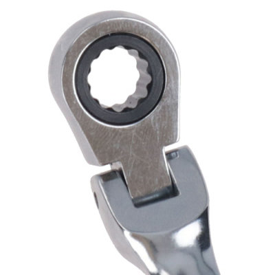 8mm Metric Flexible Combination Ratchet Spanner Wrench Bi-Hex 12 Sided