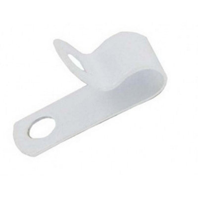 8MM PYRO CABLE CLIP LSF WHITE (for 2C2.5mm, 3C1.5mm), 50