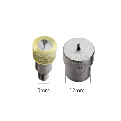 8mm Single Cap Tubular Rivets fixing Dies Set for Green Machine Hand Press