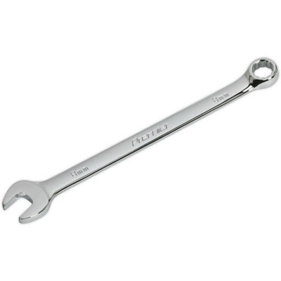 8mm Steel Combination Spanner - Long Slim Design Combo Wrench - Chrome 