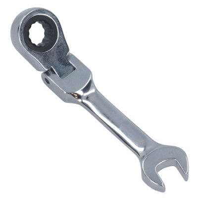 8mm Stubby Flexi Ratchet Combination Spanner Metric Wrench 72 Teeth SPN13