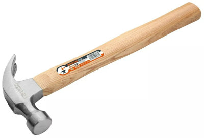 8oz CLAW HAMMER STEEL SHAFT RUBBER NON SLIP GRIP NAIL REMOVER DIY CARPENTER TOOL