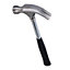 8oz Mini Claw Hammer with Tubular Rubber Handle Screw Nail Remover 10" Long