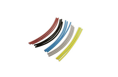 8pc Assorted Coloured Heatshrink 38.0mm 250mm Connect 33064