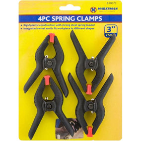 8Pc Plastic Spring Clamps Hand Tool Diy Clips Tarpaulin Market Workshop 3 Inch