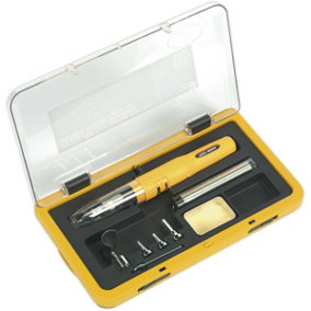 8pc Soldering Torch / Heat FLAME Pen Gun Kit - 450 Degree & Multi Nozzles