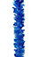 8Pcs Blue Tinsel Tree Decoration 1.8m