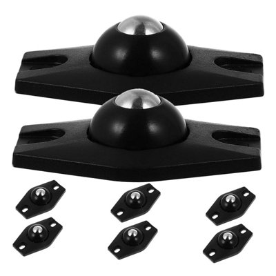 8Pcs Self-Adhesive Caster Wheels for Furniture, Heavy-Duty Sticky Rollers