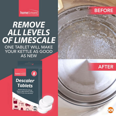 8pk Kettle Descaler Tablets, Fast-Acting Limescale Remover, Multi ...