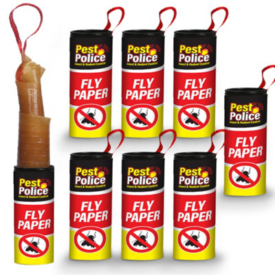 12 Pack Window Fly Traps Sticky Fly Paper Strips Indoor Fly