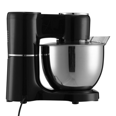 8QT 1500W Stainless Steel Household Kitchen Electric Stand Mixer Food Grade 3 in 1 Mixer Black