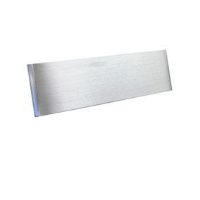 8W LED Up and Down Wall Light, Brushed Aluminium Finish Warm White (Non-Dimmable)