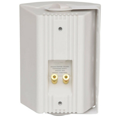 8x 180W White Wall Mounted Stereo Speakers 8" 8Ohm LOUD Premium Audio & Music