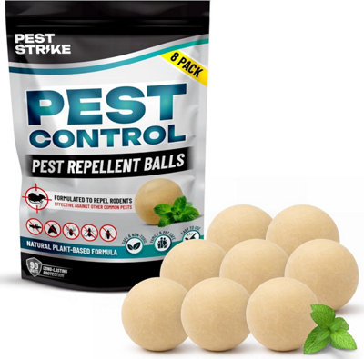 8x Rat, Mouse & Insect Repellent Balls Mice, Rat, Squirrel Natural ...