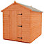 8x6 (2.44m x 1.82m) Wooden Tongue & Groove APEX Shed With 2 Windows & Single Door (12mm T&G Floor & Roof) (8ft x 6ft) (8x6)