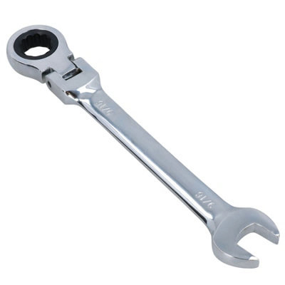 9/16" AF SAE Imperial Flexible Flexi Head Ratchet Spanner Combination Wrench