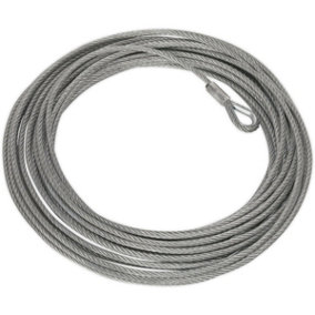 9.2mm x 26m Wire Rope - Suitable For ys09217 & ys09218 Self Recovery Winch