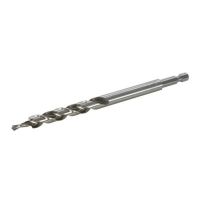9.5mm x 152mm QUICK CHANGE Pilot Stepped Drill Bit HSS Pocket Hole Wood ...