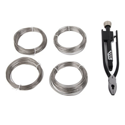 9" Aircraft Safety Wire Twisting Pliers with Locking Feature for Racing Applications