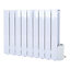 9 Fins 1500W White Electric Oil Filled Radiator Space Panel Heater with LED Screen W 770mm x H 575mm