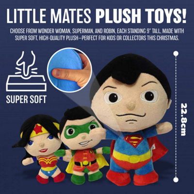 Inch Little Mates Cosy Plush Cuddly Toy Comic Soft Kids Super