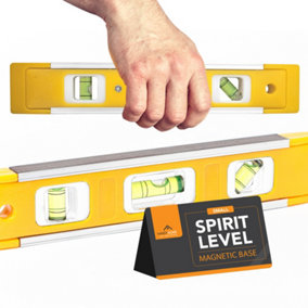 9 Inch Magnetic Spirit Level Small 45 90 180 degree, Level Magnetic Level, Small Spirit Level, Boat, Torpedo Level, Scaffold Level