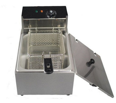 9 Litre Tank (6 Litre Oil) Countertop Commercial Deep Fat Fryer