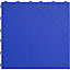 9 PACK Heavy Duty Floor Tile - PP Plastic - 400 x 400mm - Blue Treadplate