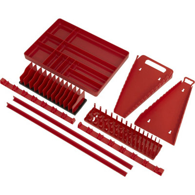 9 Pack Tool Drawer Organizer Set for Spanners, Screwdrivers, and Pliers