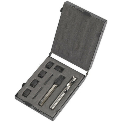 9 Piece Spot Weld Cutter and HSS Cobalt Drill Bit Set with Spring ...