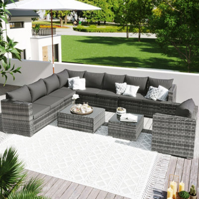 Large corner garden deals sofa