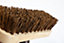 9" Stiff Deck Scrub Wooden Scrubbing Scrubber Brush with Long Wood Handle