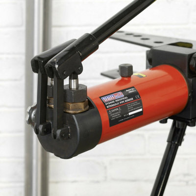 9 Tonne Industrial Pipe Bender with Stand 2 Speed Hydraulic Pump