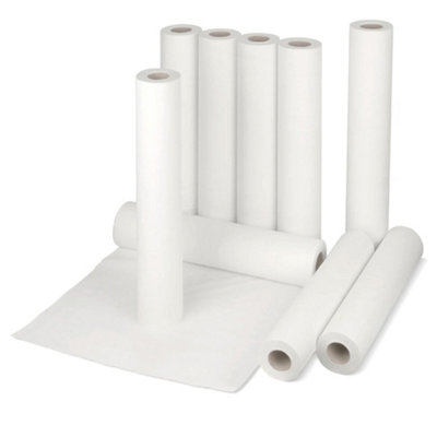 9 x 20" x 40m White Hygiene Coach Paper Rolls For Professional Use - 3