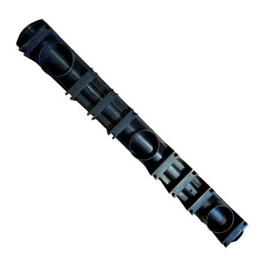 9 x Drainage Channel Polydrain Heelguard 1m Lengths & 2 Stop end Blanks ...