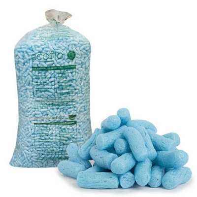 90 Cubic Eco Flo Biodegradable Blue Coloured Packing Peanuts Loose Fill