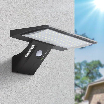 90 LED Solar Outdoor Security Light with 2600 mAh Battery, Motion ...