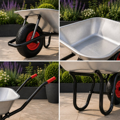 90 Litre 150kg Capacity Heavy Duty Galvanised Samuel Alexander Metal ...