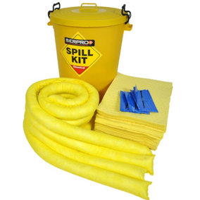 90 Litre Chemical/Universal Plastic Drum Spill Kit