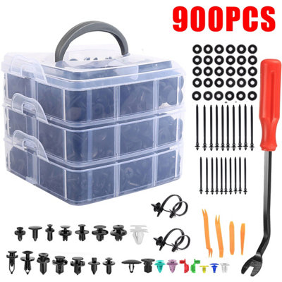Push In Rivet Fasteners 140-Piece Auto Body Clip Assortment Kit – Push ...