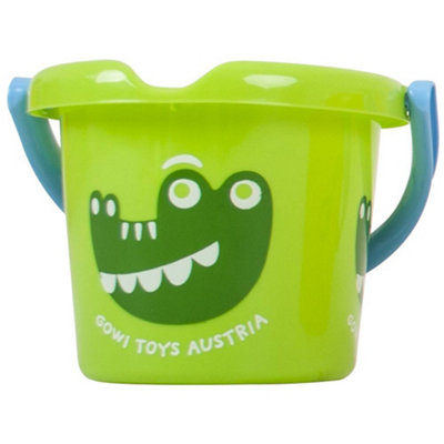 Gowi Toys Zoo Animal Bucket (Crocodile) Easy Grip Handle from B&Q
