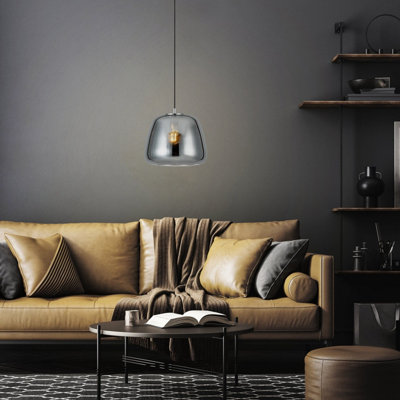 Eglo Light Albarino Modern Chrome Pendant Wbs