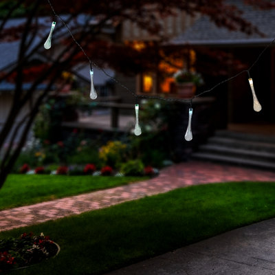 Eglo Solar Outdoor Rgb Colour Changing String Lights10 Led Lights2.05M from B&Q