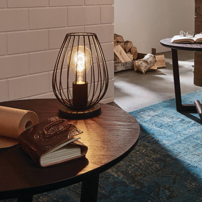 Eglo Black/Light Newtown E27 Table - Image 17