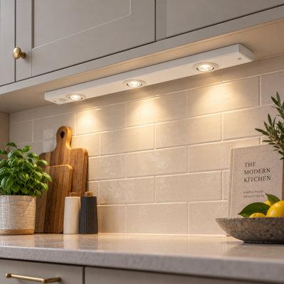 Eglo White Kob Led Metal Under Cabinet Light, (L) 60Cm - Image 6