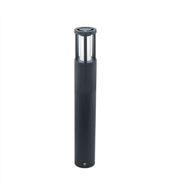 EGLO Gisola Anthracite Led Outdoor Tall Bollard Light 1000 Lumens Ip44 Pathway Lighting from B&Q